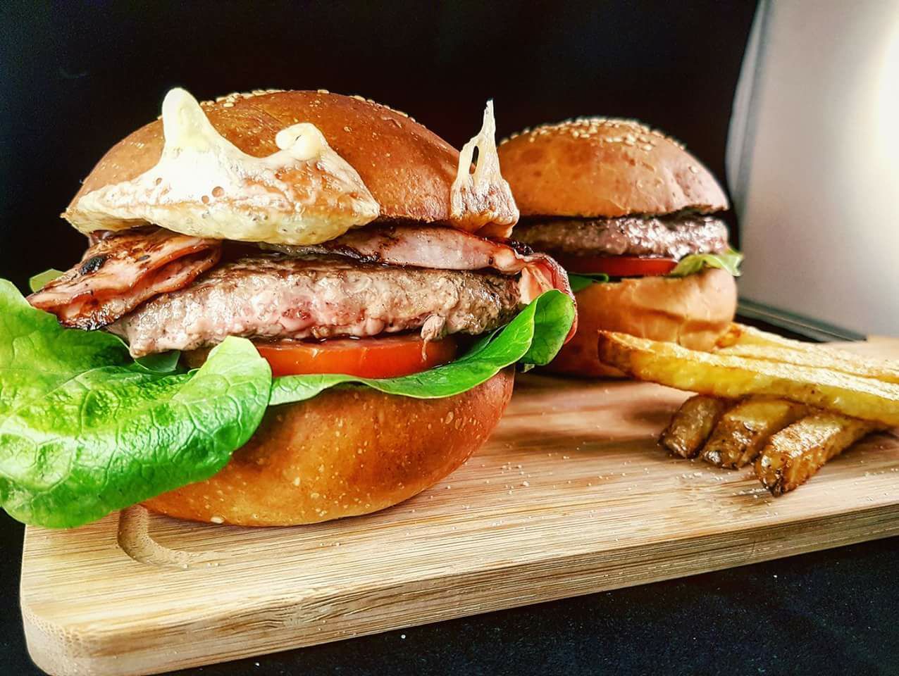 burger, aveyron, aubrac, repas